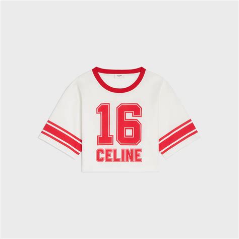 buy celine t shirt|Celine cropped boyfriend shirt.